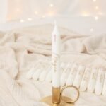 Calendário do Advento de velas com 25 velas finas numeradas e personalizadas