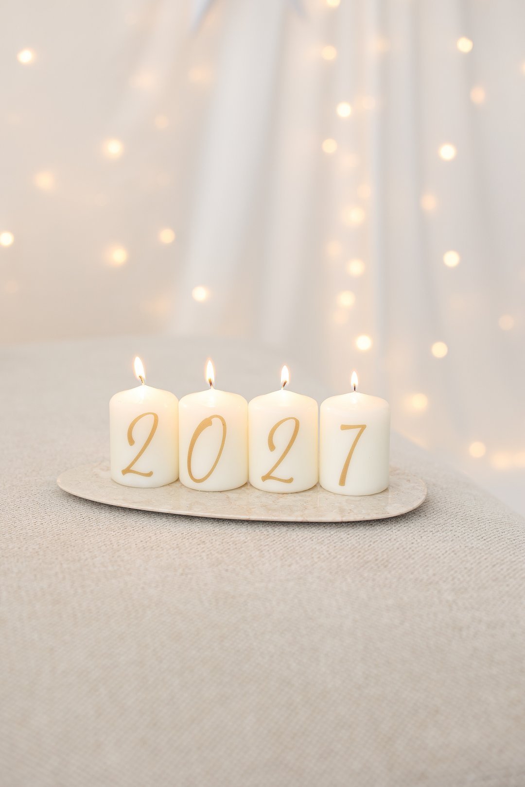 Velas de ano novo 2027
