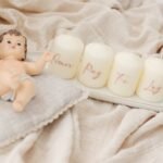Velas de Advento personalizadas com as palavras Amor, Paz, Fé e Luz